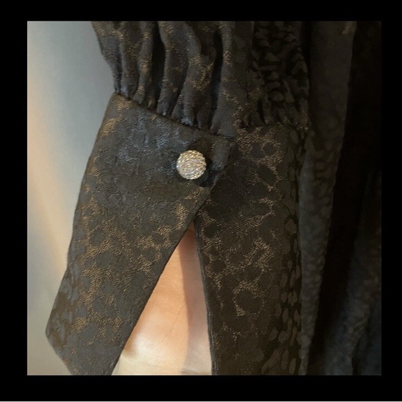 🖤NWT🖤 Elegant Kate Spade Black One Piece Front Tie Pantsuit - Size 0 - Picture 9 of 16